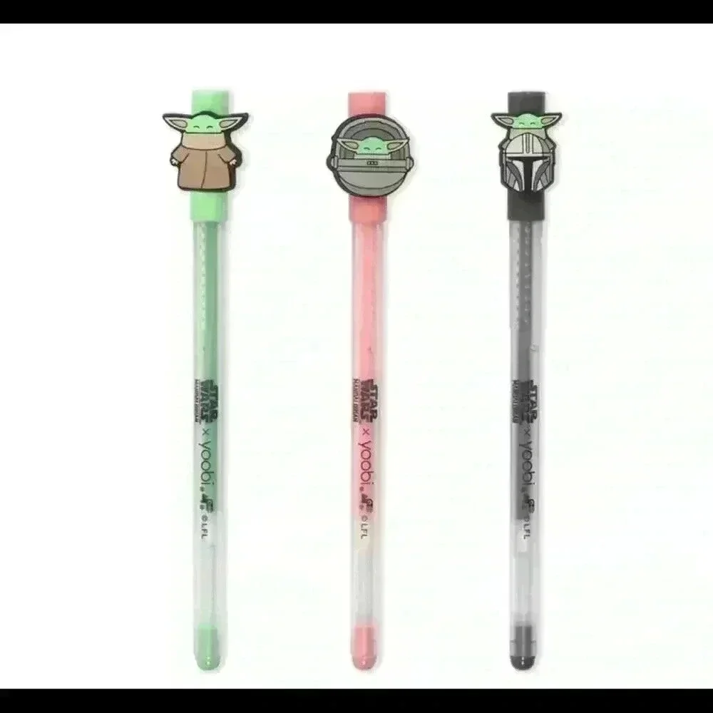 Star Wars 6Pack Gel Pen Set Yoda Chewbacca Darth Vader Disney Yoobi - Picture 4 of 6